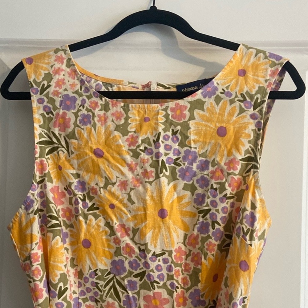 Princess Highway Floral Linen Donna Dress - size 12 US